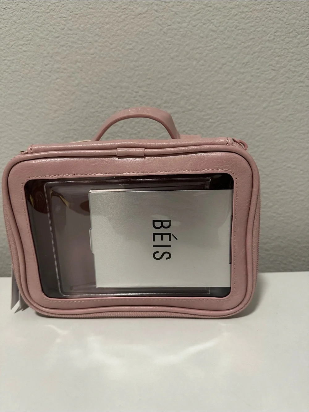 BEIS On The Go Essentials Cosmetic Case Atlas Pink
